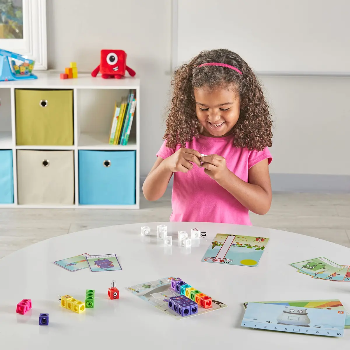 hand2mind MathLink Cubes Numberblocks 1-10 Activity Set | Educational Counting Blocks for Kids Ages 3-5 - view 7