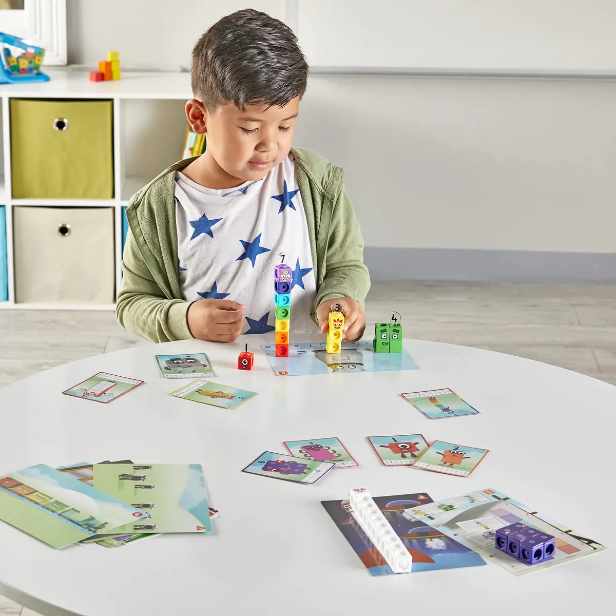 hand2mind MathLink Cubes Numberblocks 1-10 Activity Set | Educational Counting Blocks for Kids Ages 3-5 - view 8