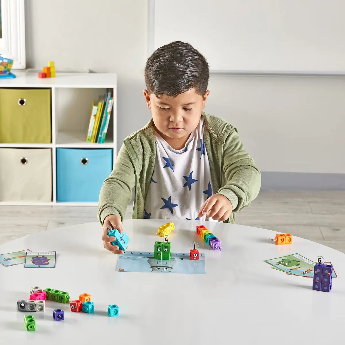 hand2mind MathLink Cubes Numberblocks 1-10 Activity Set | Educational Counting Blocks for Kids Ages 3-5 - view 4