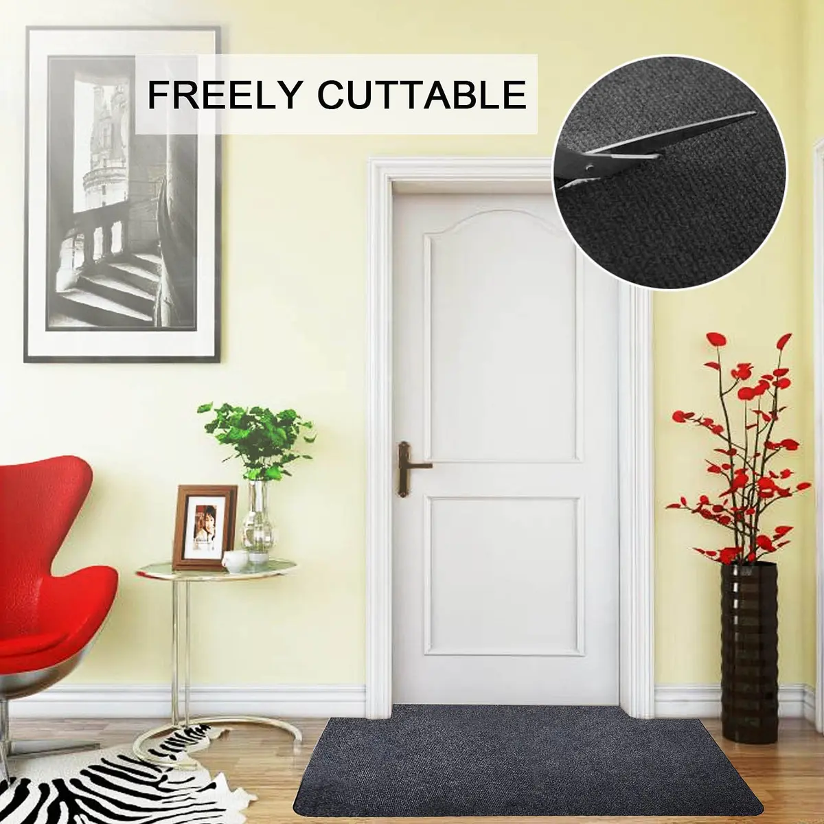 HengLiSam Dark Grey Chair Mat 120x90 cm (47x35 in) | Protects Hard Floors from Chair Damage - view 6