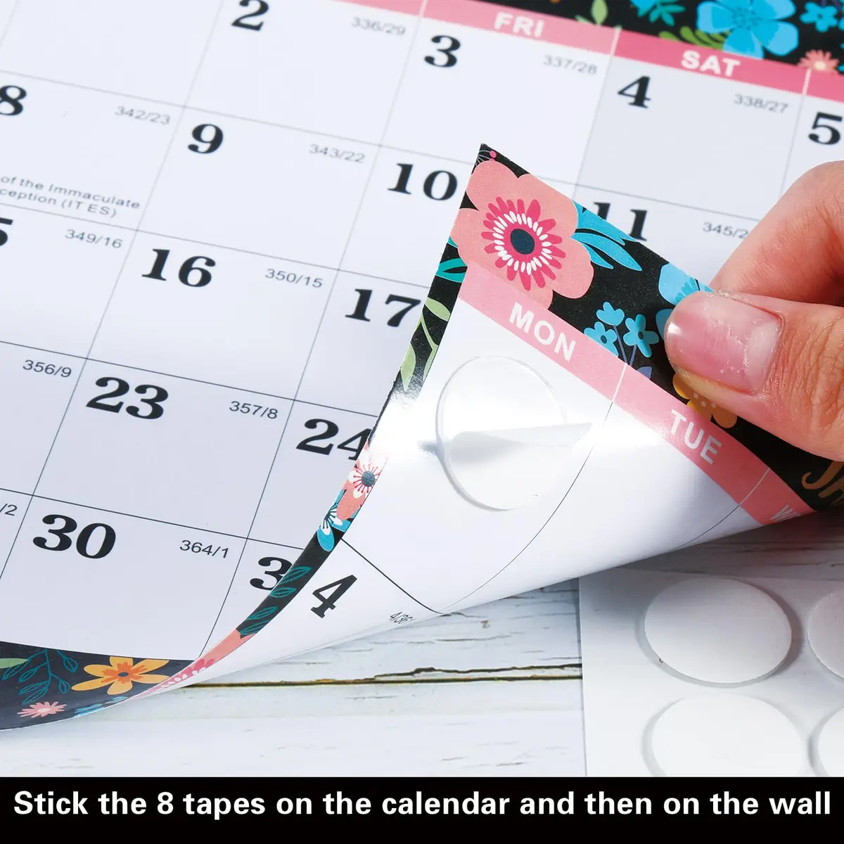Lemome Home 2027 Dry Erase Calendar for Wall | Yearly Wall Calendar 34.6" x 22.9" - view 7