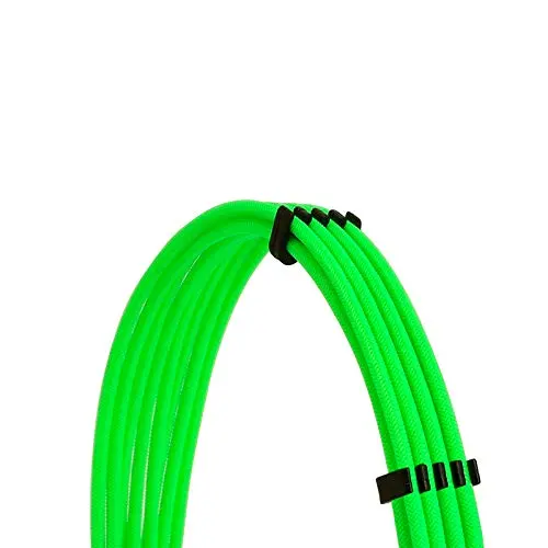 Formulamod Green Sleeve Extension Power Supply Cable Kit 30cm (11.8 inch) | 18AWG EPS 8-P+PCI-8-P with Cable Combs - view 12