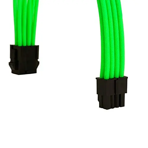 Formulamod Green Sleeve Extension Power Supply Cable Kit 30cm (11.8 inch) | 18AWG EPS 8-P+PCI-8-P with Cable Combs - view 14