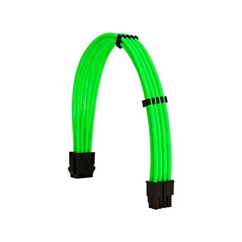 Formulamod Green Sleeve Extension Power Supply Cable Kit 30cm (11.8 inch) | 18AWG EPS 8-P+PCI-8-P with Cable Combs - view 3