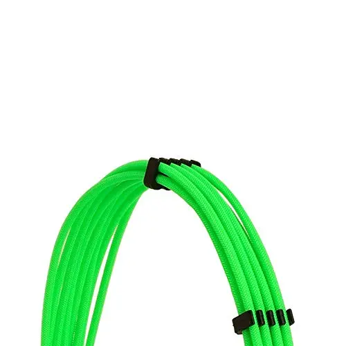 Formulamod Green Sleeve Extension Power Supply Cable Kit 30cm (11.8 inch) | 18AWG EPS 8-P+PCI-8-P with Cable Combs - view 5