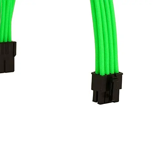 Formulamod Green Sleeve Extension Power Supply Cable Kit 30cm (11.8 inch) | 18AWG EPS 8-P+PCI-8-P with Cable Combs - view 7