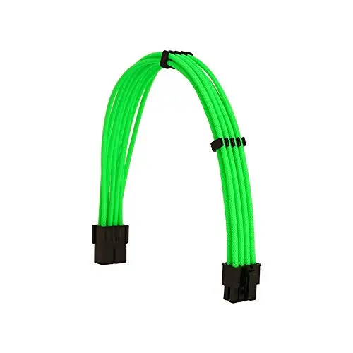 Formulamod Green Sleeve Extension Power Supply Cable Kit 30cm (11.8 inch) | 18AWG EPS 8-P+PCI-8-P with Cable Combs - view 9