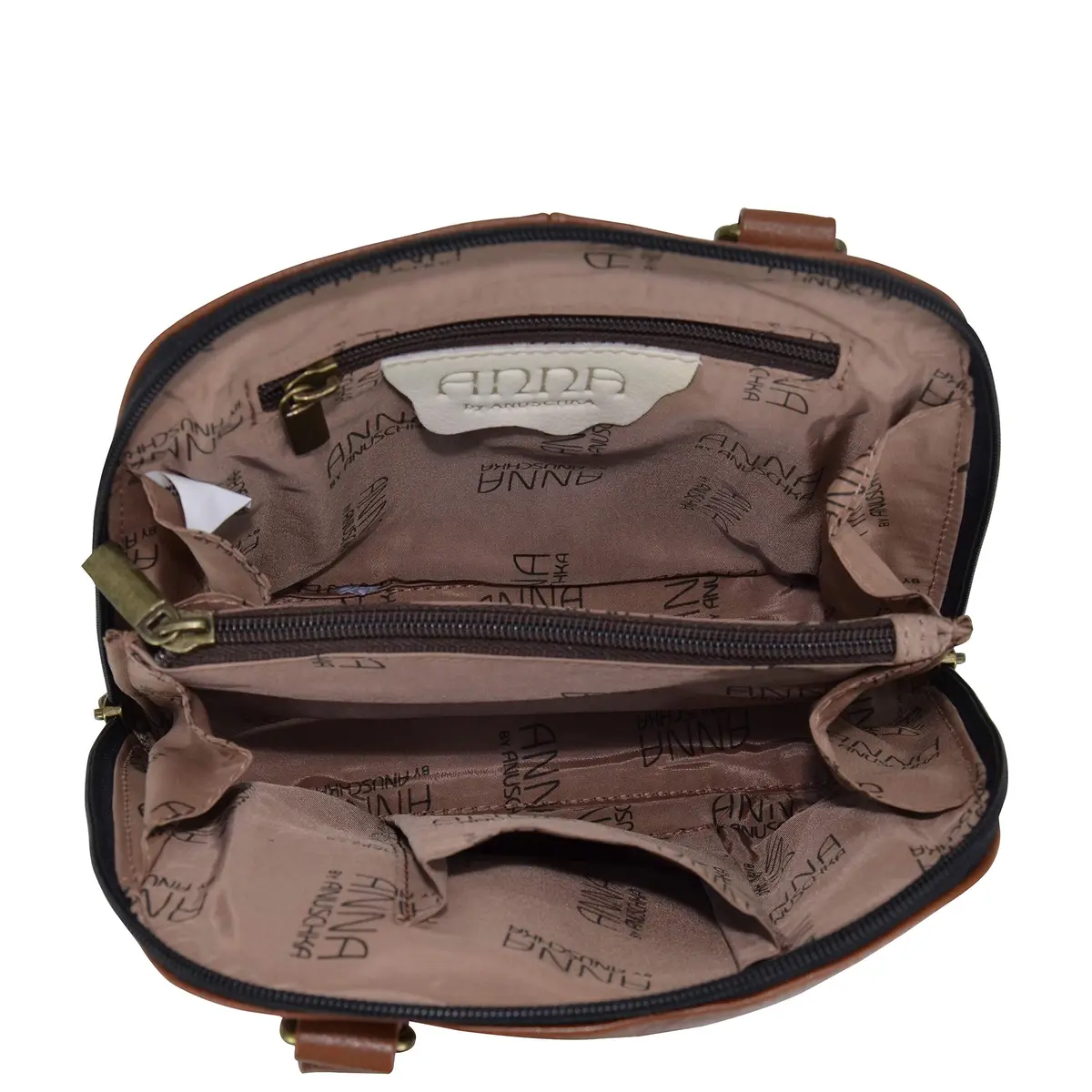 Anna by Anuschka Women's Hand Painted Genuine Leather Small Organizer Bag 20.25cm (8") | Authentic USA Import - view 5