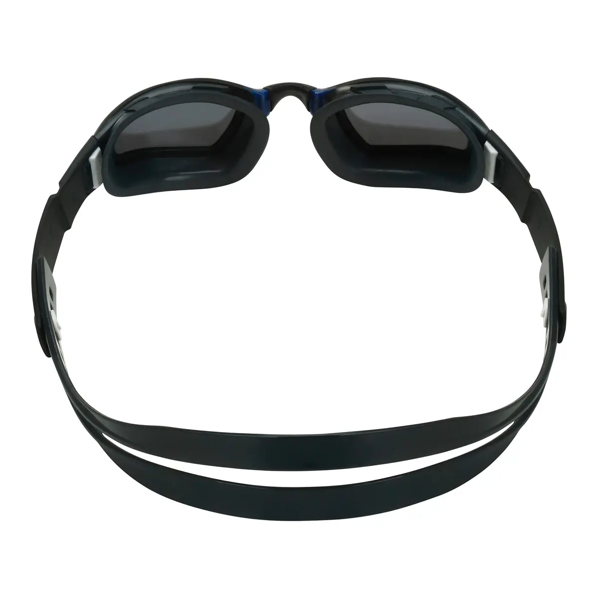 Phelps Ninja Competitive Swim Goggles - Silver Mirror Lens, Gray & Navy Frame | Anti-Fog, UV Protection - view 5