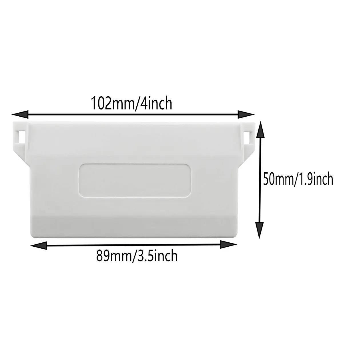 AXLIZER 10pcs Replacement Bottom Weights Slats for Vertical Blinds | Durable Plastic, Easy Install, Suitable for 89mm Width - view 6