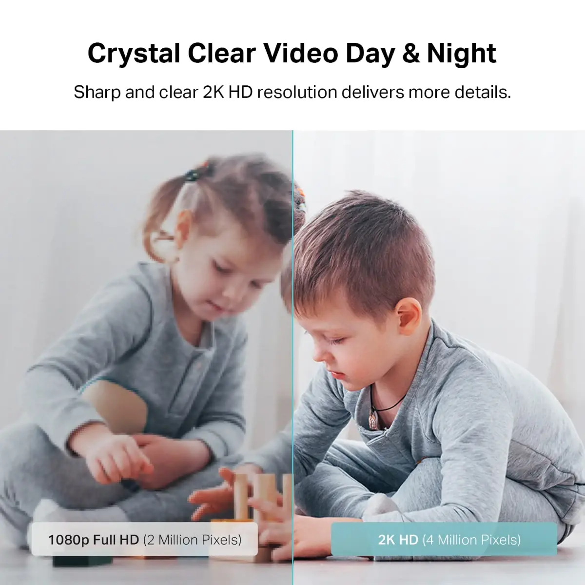 Kasa Smart KC410S 2K+ Indoor Pan/Tilt Wired Security Camera | 2K HD, Night Vision, 256GB Local Storage - view 4
