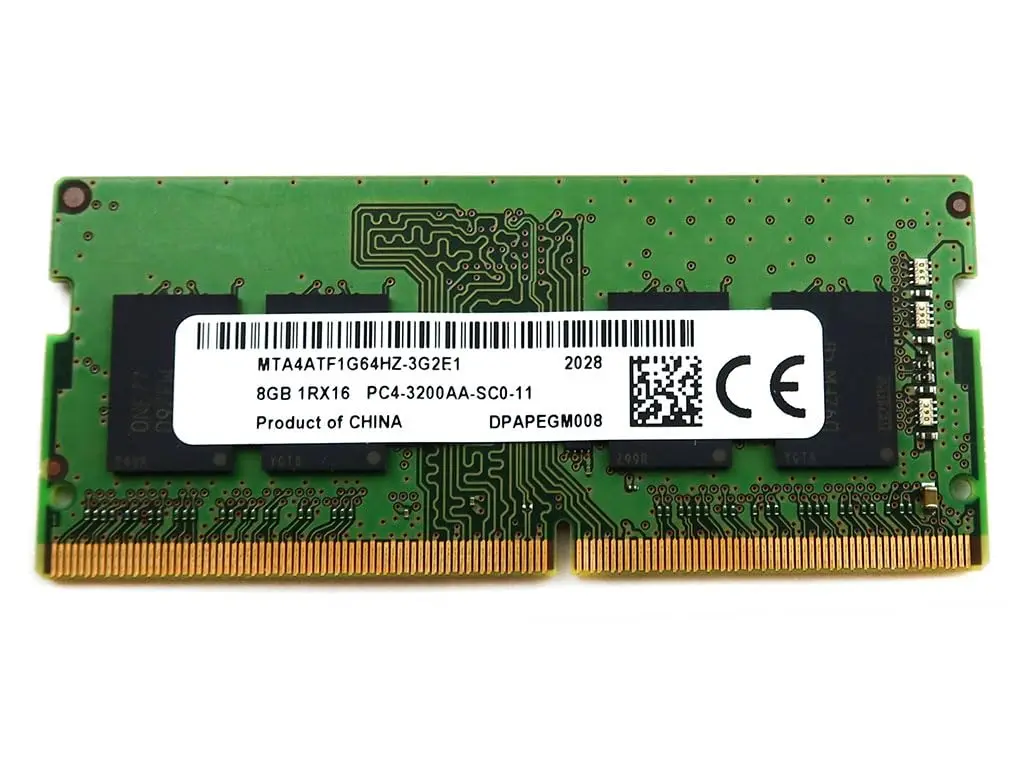 Micron 8GB DDR4 3200MHz SODIMM Memory Module for Laptops & Mini PCs - main product image
