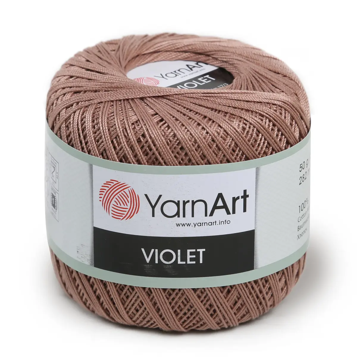 YarnArt Violet Lace Thread 1 Skein | 100% Mercerized Cotton for Summer Projects - main product image