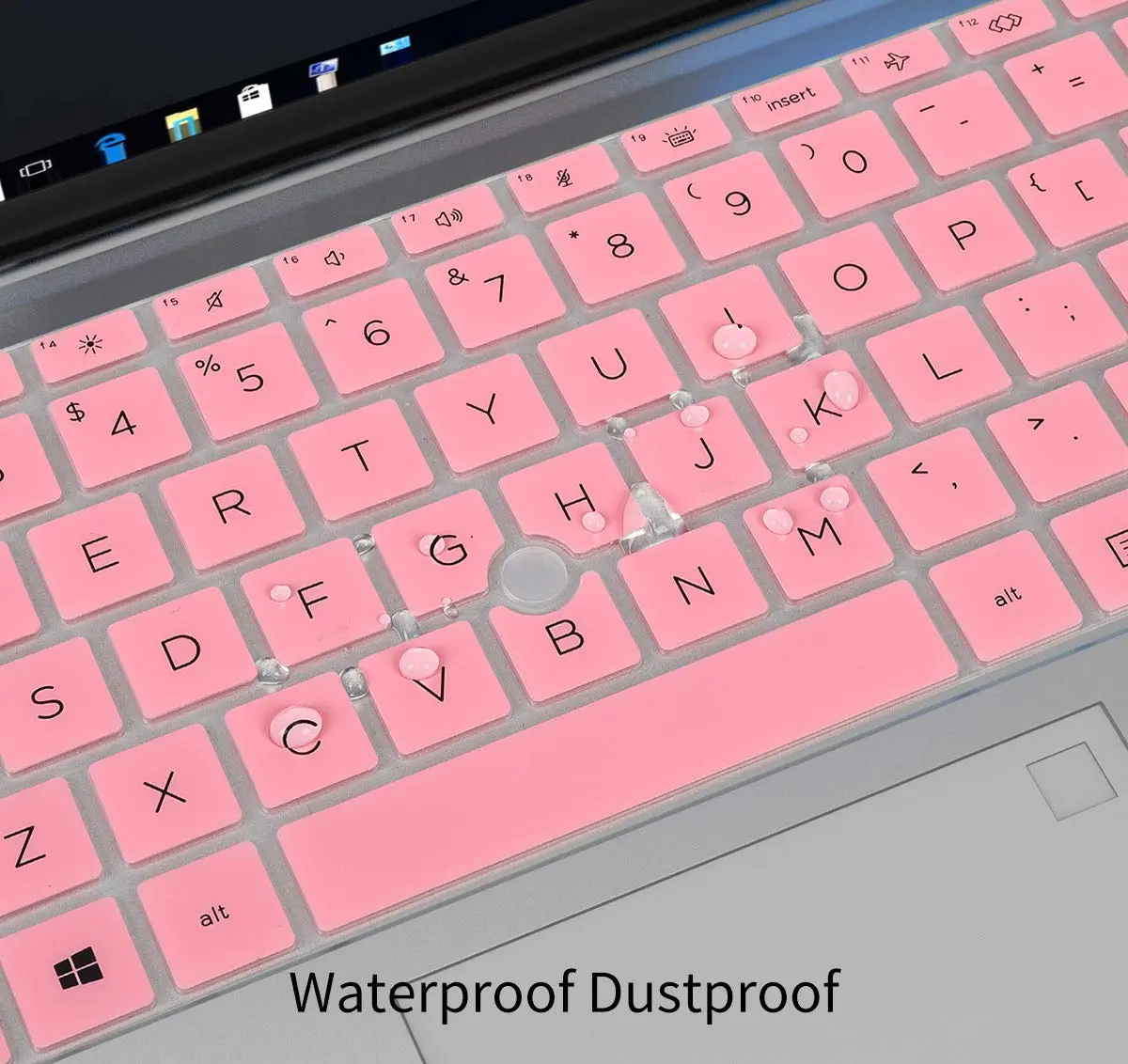 CaseBuy Keyboard Cover for HP EliteBook 840 G7 G8 14" Notebook, HP EliteBook 845 G8 G7 14" Pink | Ultra-thin, Dust & Spill Proof - view 5