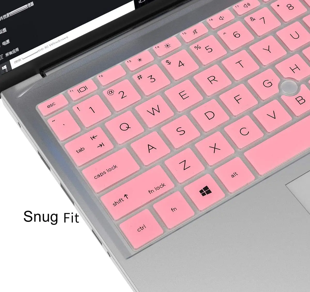 CaseBuy Keyboard Cover for HP EliteBook 840 G7 G8 14" Notebook, HP EliteBook 845 G8 G7 14" Pink | Ultra-thin, Dust & Spill Proof - view 4