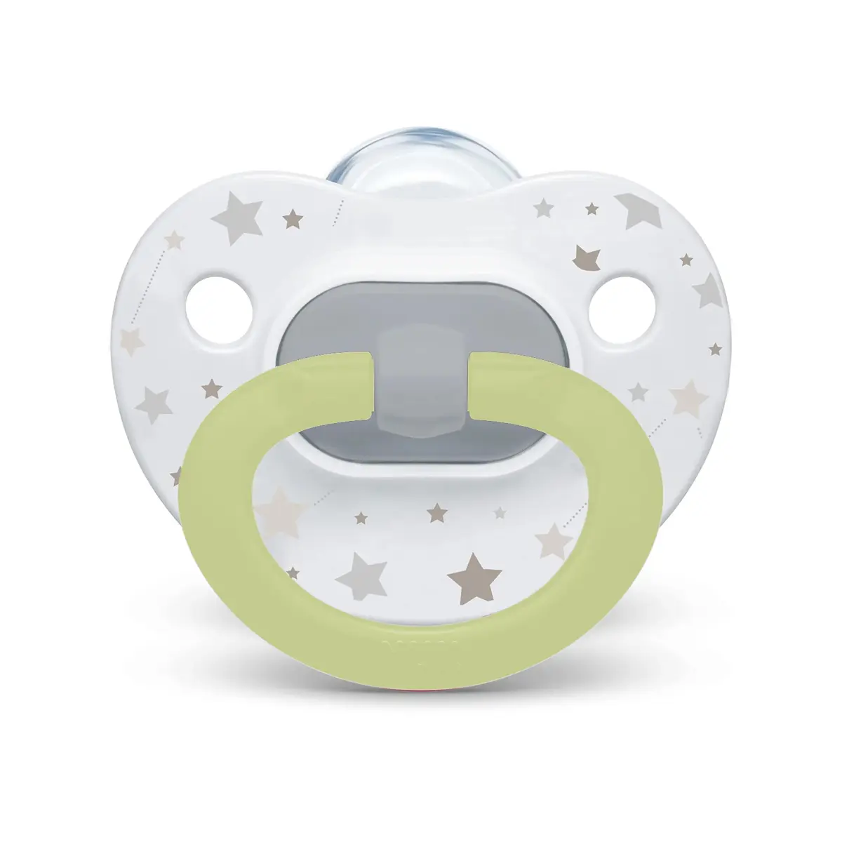 NUK First Choice Classic Orthodontic Baby Pacifier 0-6 Months | BPA-Free Silicone Newborn Pacifier (5-Pack, Neutral) - view 6