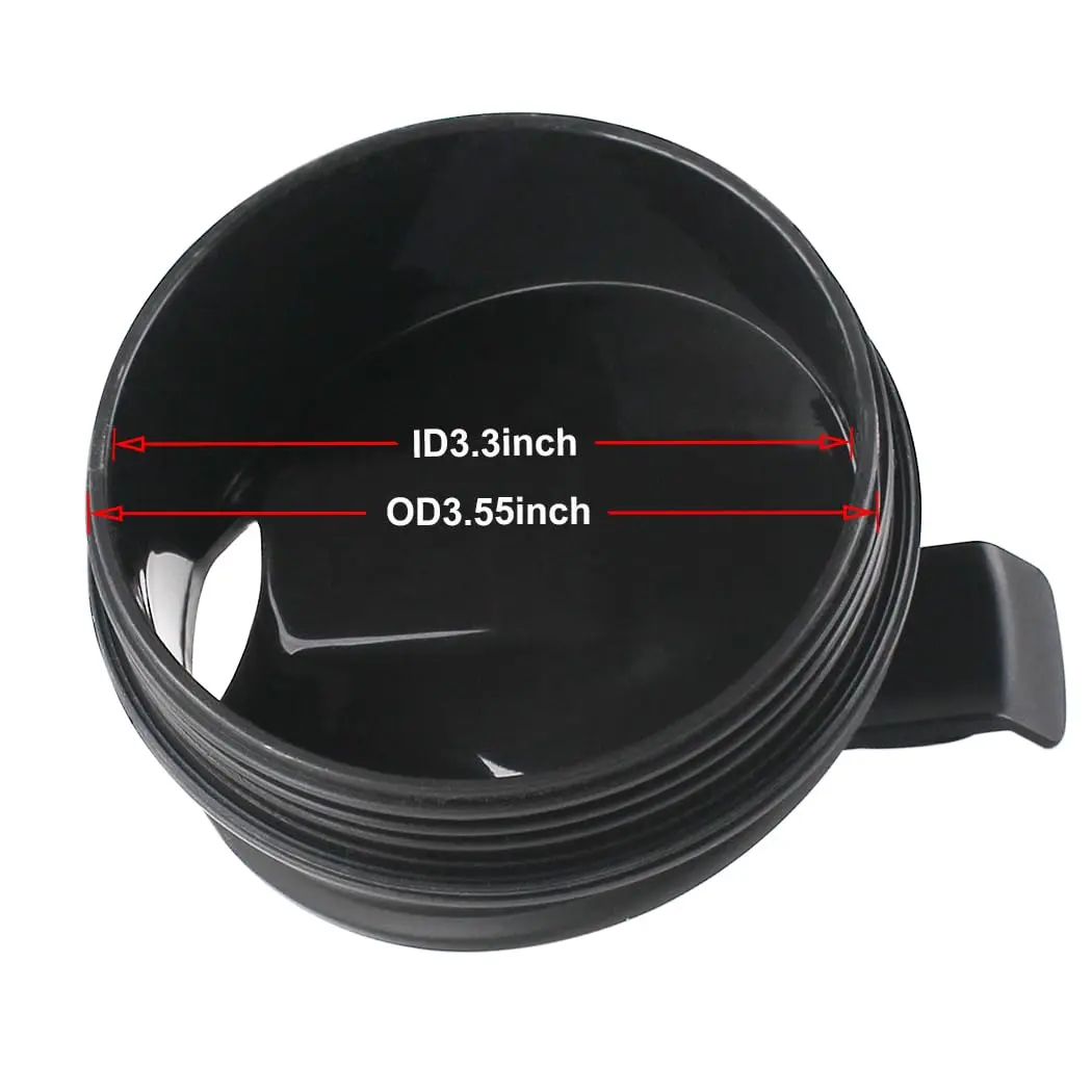 Veterger 2 Pack Replacement Parts Cup with Lid,Compatible with Ninja Blender Auto iQ BL480 BL482 BL642 NN102 BL682 BL450 BL2013 (2 18oz) | Kitchen Appliance Accessory - view 7