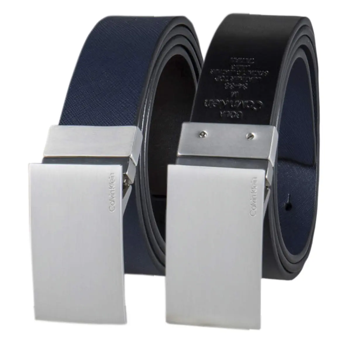 Calvin Klein Reversible Dress Belt with Plaque Buckle 32mm | Timeless Style & Durability - main product image