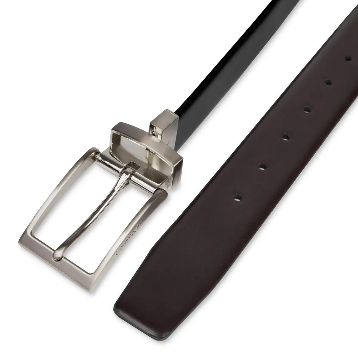 Calvin Klein Reversible Men's Belt Deep Black/Brown X-Large | Versatile 2-in-1 Formal Accessory - view 5