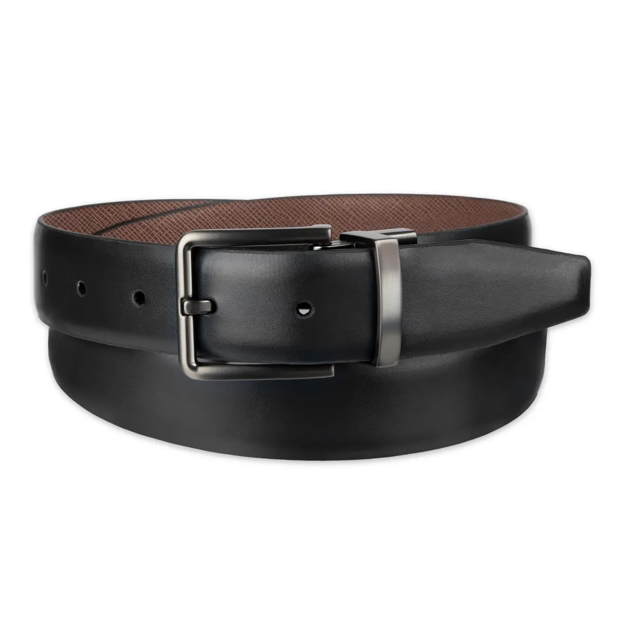 Calvin Klein Men's 2-in-1 Reversible Leather Dress Belt | Versatile Formal & Casual Accessory - view 2