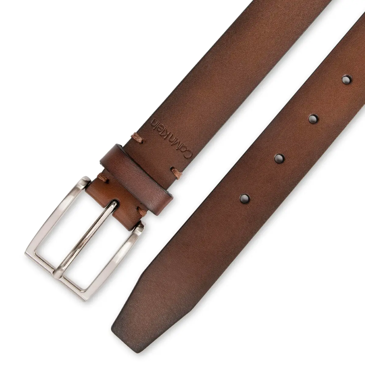 Calvin Klein Men's Dress Belt, Cognac, Medium | Classic Formal Accessory - view 5