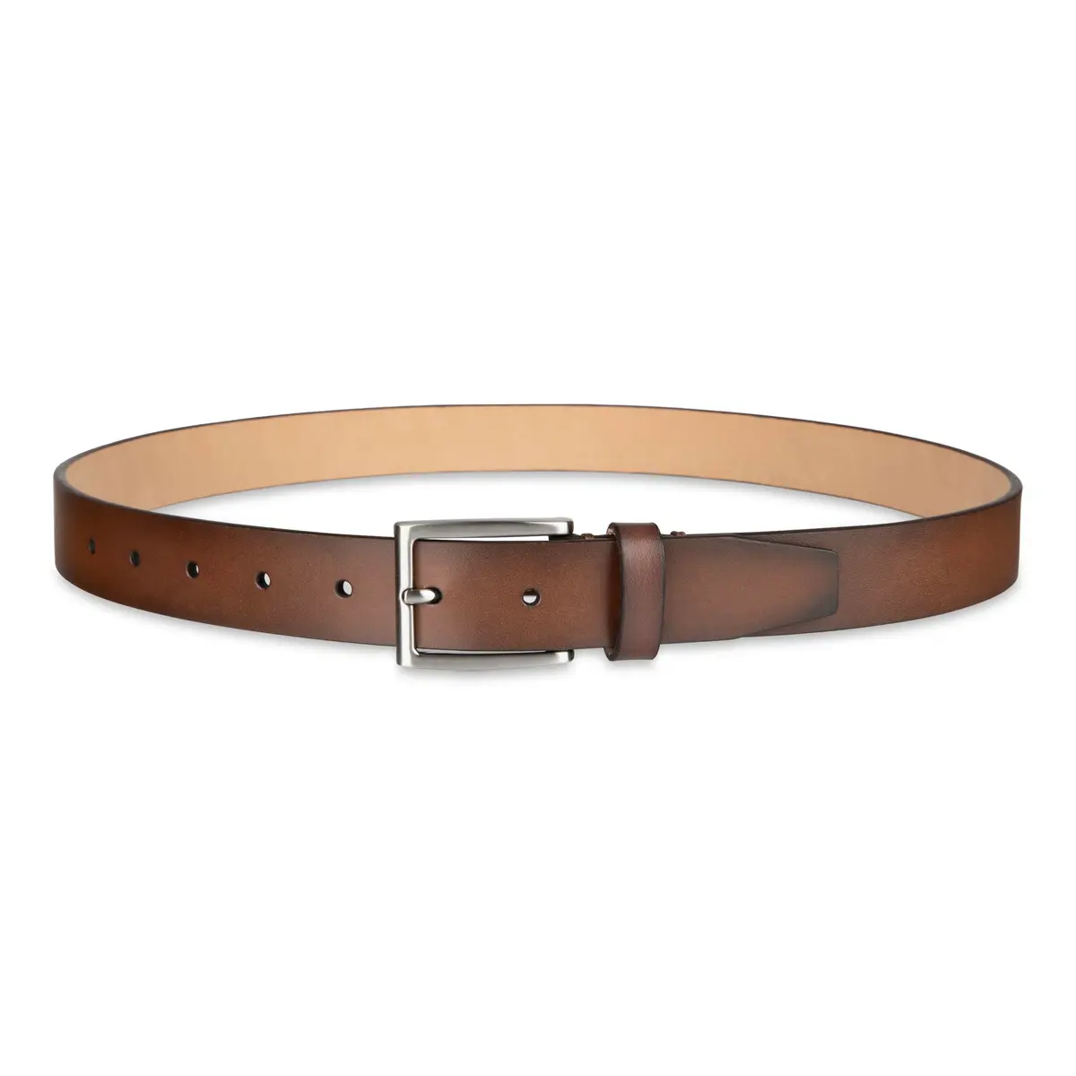 Calvin Klein Men's Dress Belt, Cognac, Medium | Classic Formal Accessory - view 4