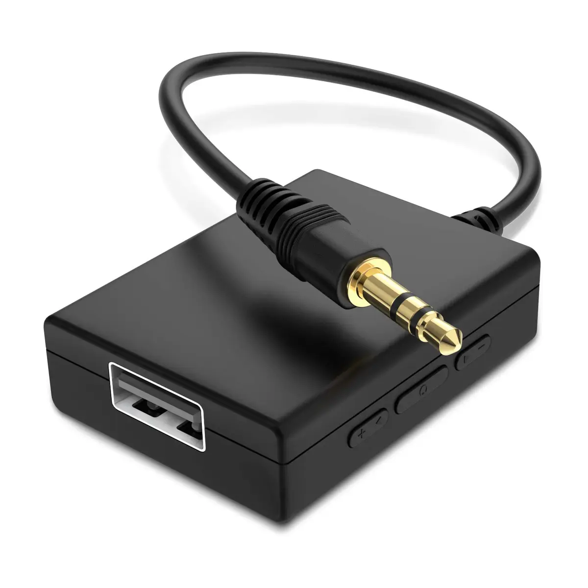 ANDTOBO USB to Aux Audio Adapter, 3.5mm Male to USB Female, 10.8 inch Length | Car Music Connection - main product image