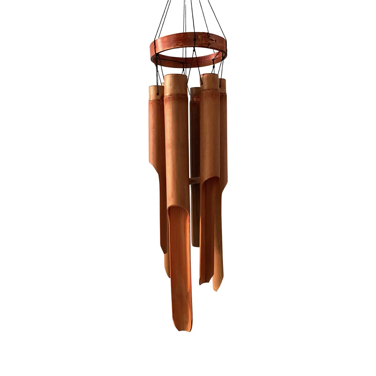 Ankinte Classic Bamboo Wind Chimes 86 cm (34 Inch) | Handcrafted Garden Decor with Soothing Tones - view 2