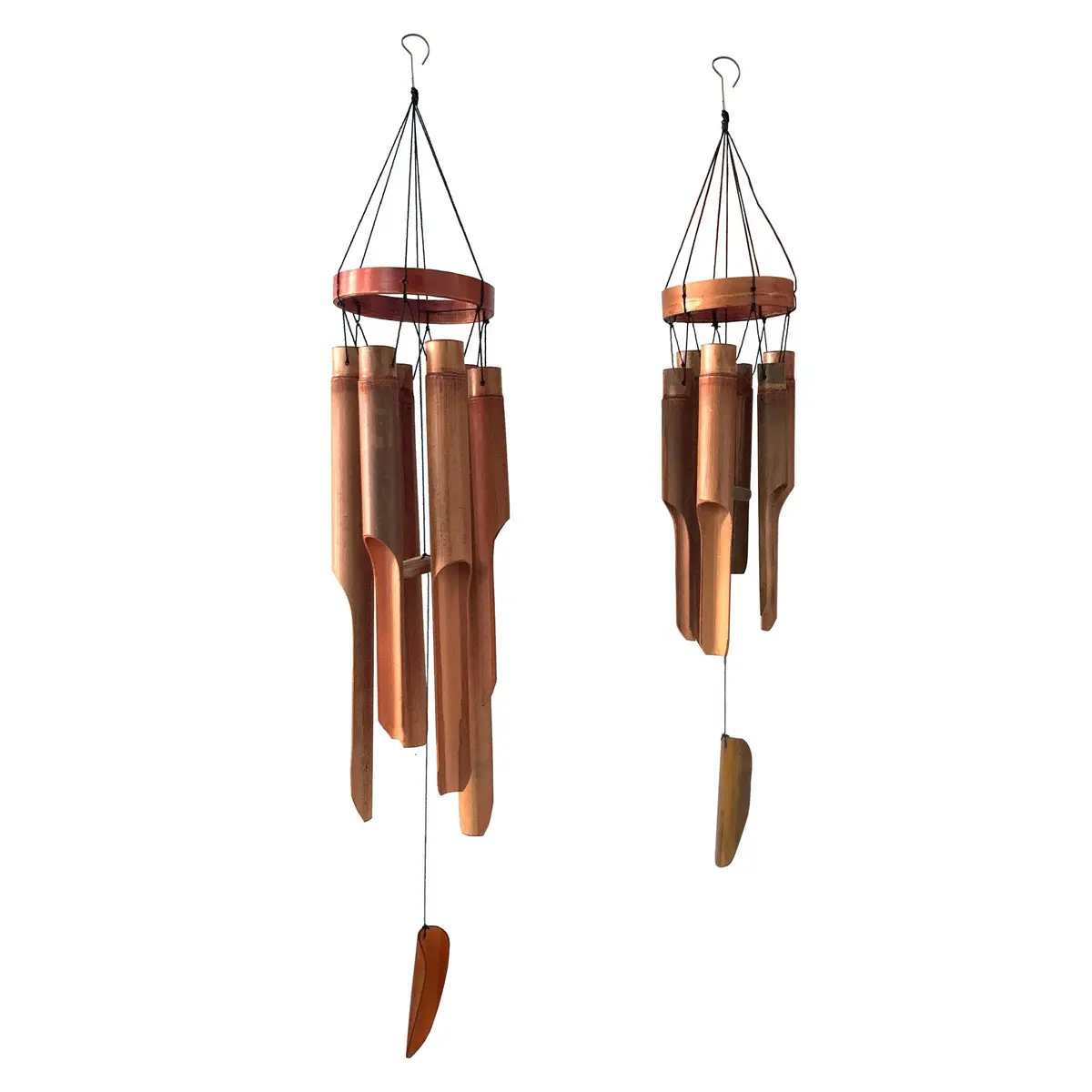 Ankinte Classic Bamboo Wind Chimes 86 cm (34 Inch) | Handcrafted Garden Decor with Soothing Tones - view 4