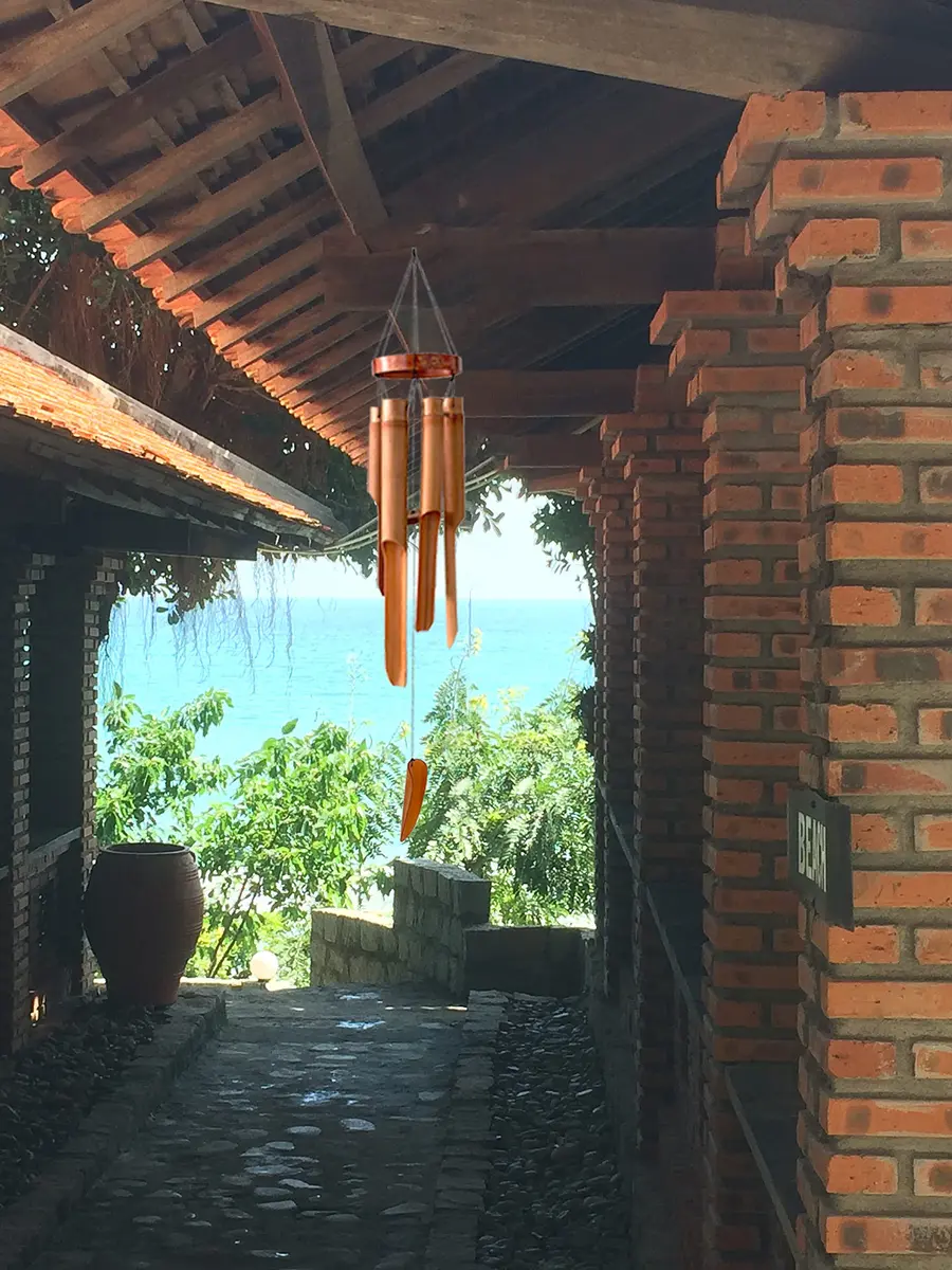 Ankinte Classic Bamboo Wind Chimes 86 cm (34 Inch) | Handcrafted Garden Decor with Soothing Tones - view 6