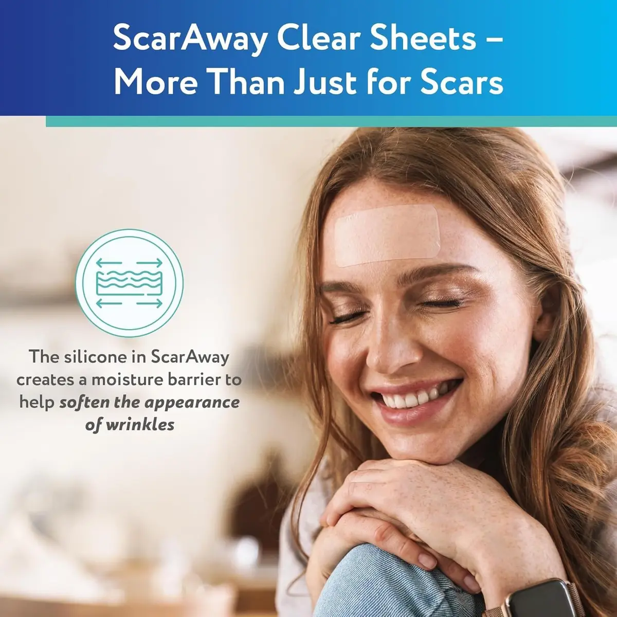 ScarAway Advanced Clear Silicone Scar Sheets, 6 Sheets | Visibly Improve Old & New Scars - view 7