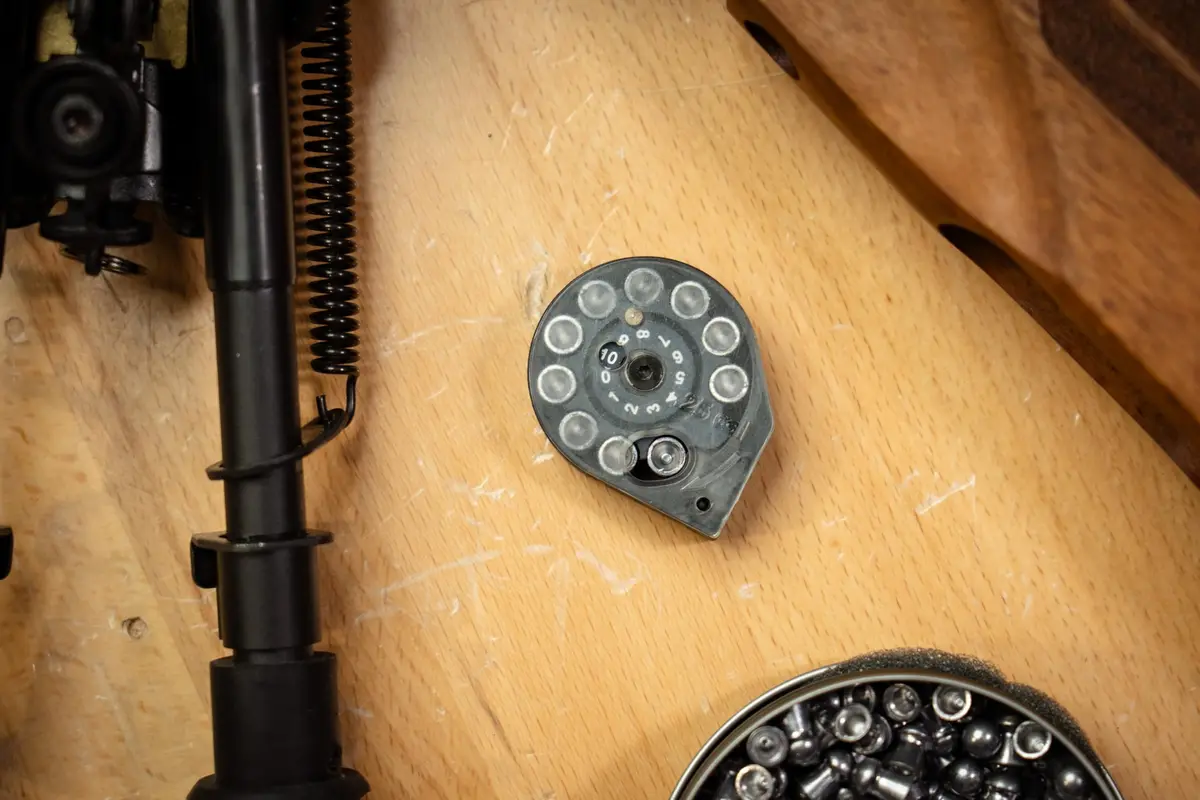 Benjamin RC2510 Akela/Kratos/Cayden .25-Caliber 10-Shot Auto-Indexing Pellet Magazine | Compatible with Benjamin Air Rifles - view 4