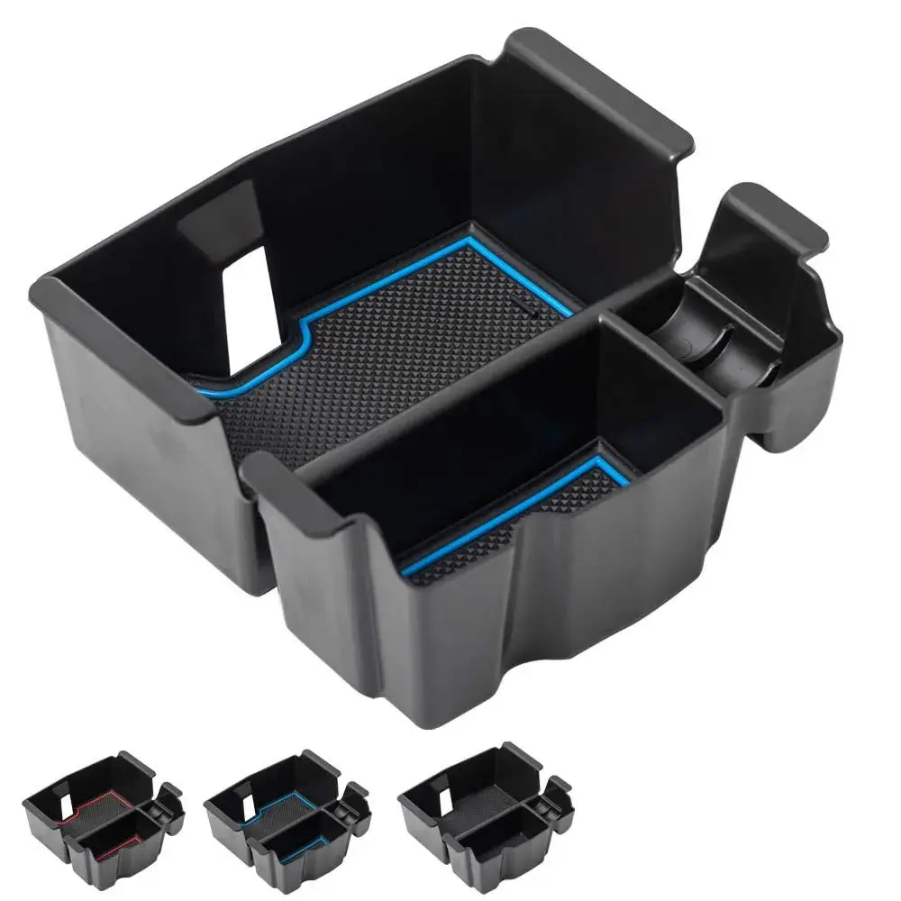 EDBETOS Center Console Organizer Tray for Jeep Wrangler JL/JLU 2018-2026 & Gladiator JT 2020-2026 with Blue Trim | Adds Storage & Tidiness - view 7