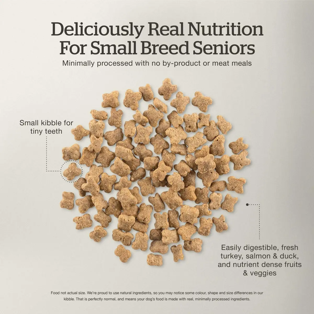 Now Fresh Small Breed Senior Dry Dog Food, Turkey, Salmon & Duck, 3.5 lb | Supports Joint & Digestion - view 4