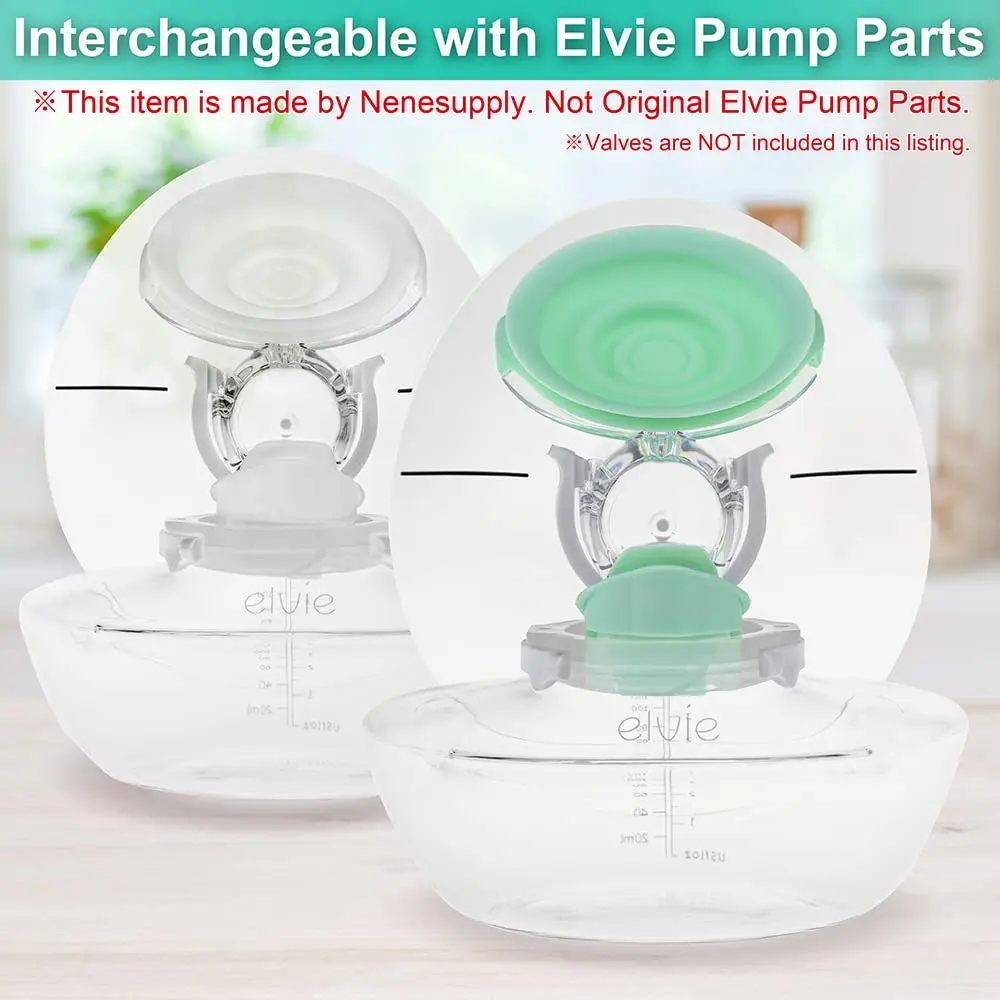 Nenesupply Pump Seals Compatible with Elvie Breast Pump Parts | Medical Grade Silicone, 2 pcs - view 5