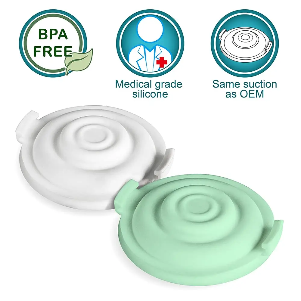 Nenesupply Pump Seals Compatible with Elvie Breast Pump Parts | Medical Grade Silicone, 2 pcs - view 6