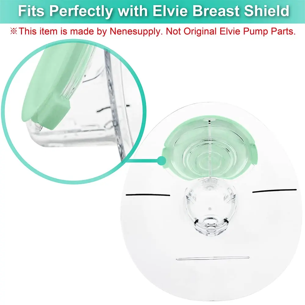 Nenesupply Pump Seals Compatible with Elvie Breast Pump Parts | Medical Grade Silicone, 2 pcs - view 3