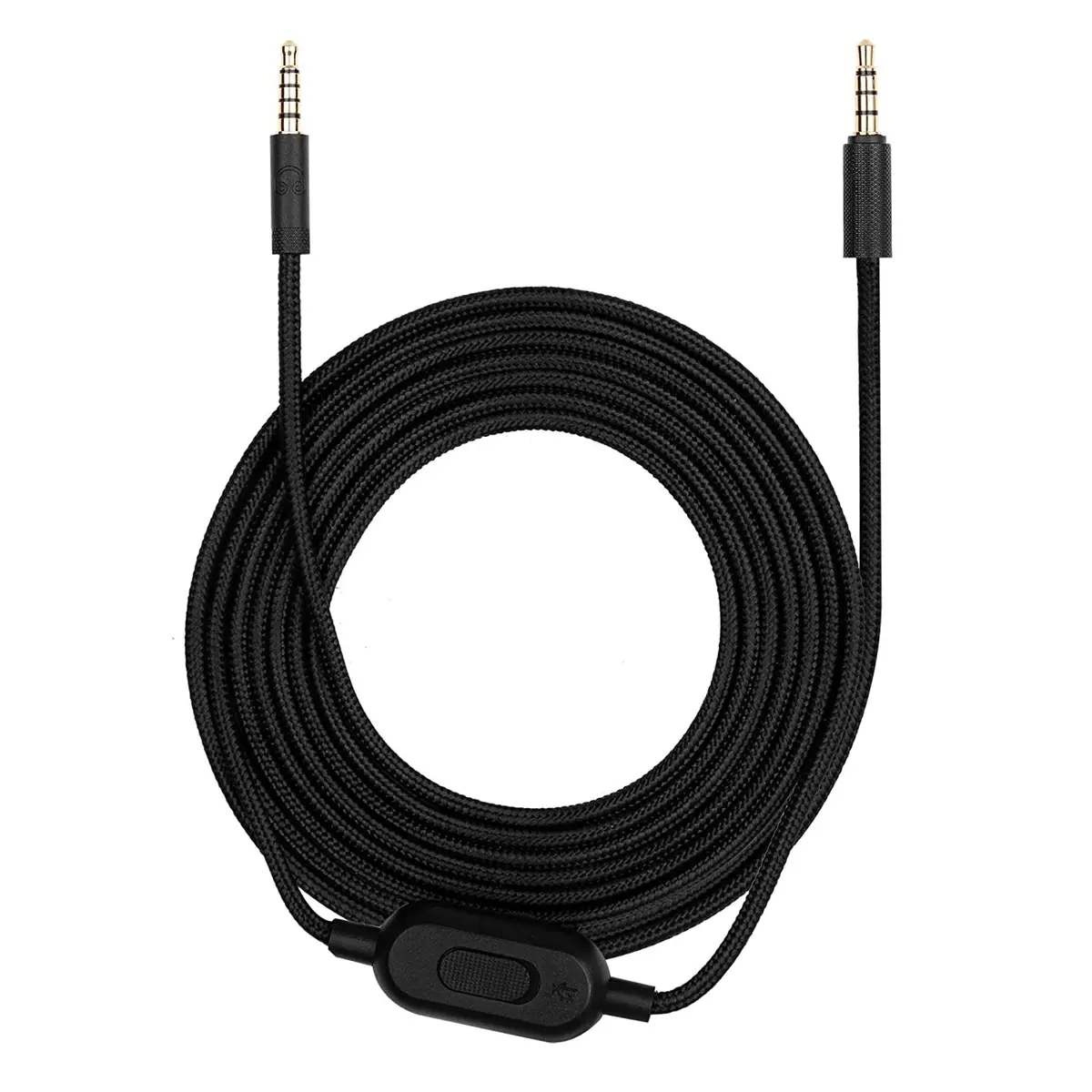 weishan Headset Cable for Logitech G Pro, G Pro X, G433, G233 | 6.6ft Nylon Braided Audio Cable - view 6