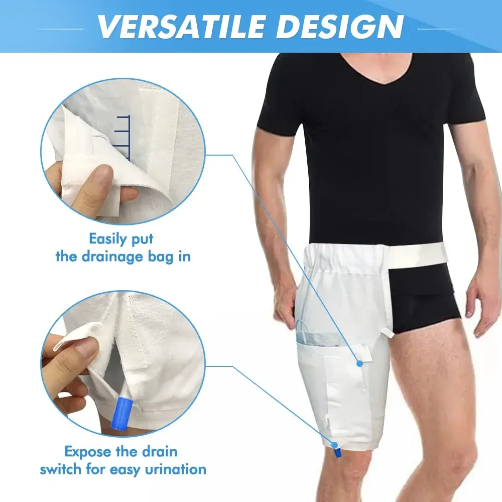 Mistuki Catheter Leg Bag Holder XL (150 ml) | Stabilizes Urine Drainage Bags for Secure Wear - view 5