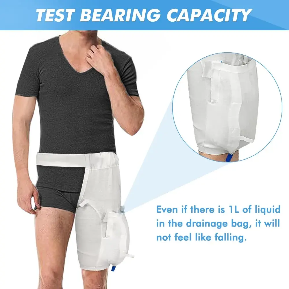 Mistuki Catheter Leg Bag Holder XL (150 ml) | Stabilizes Urine Drainage Bags for Secure Wear - view 6