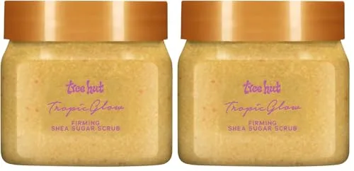 Tree Hut Tropic Glow Sugar Body Scrub with Shea Butter, 18 oz | Exfoliating & Hydrating for Smooth Skin - main product image