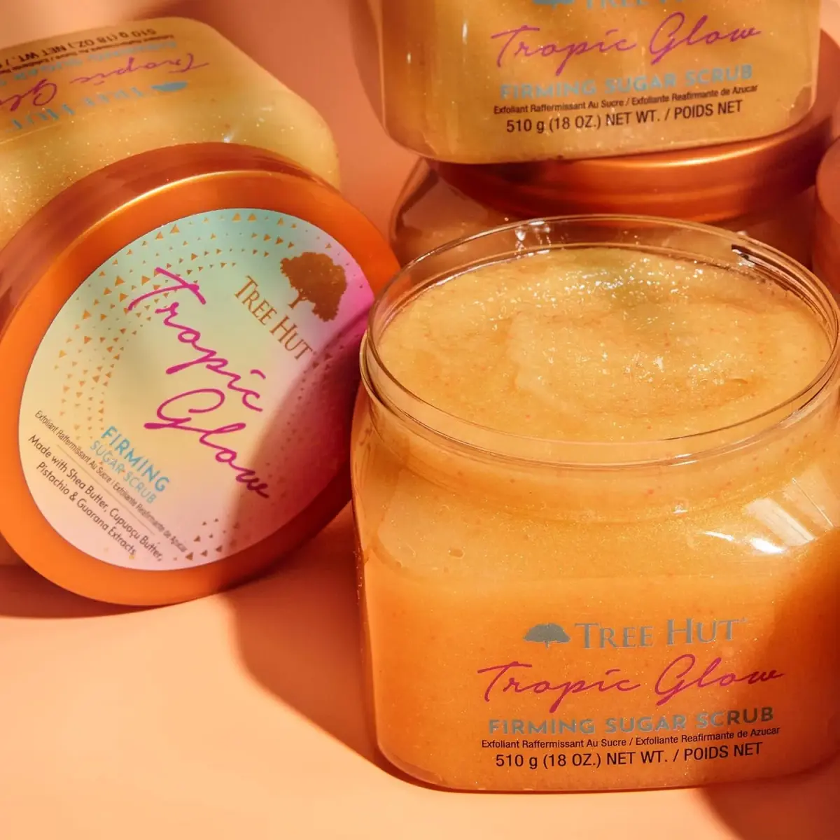 Tree Hut Tropic Glow Sugar Body Scrub with Shea Butter, 510g (18 oz) | Exfoliating & Hydrating for Smooth Skin - view 6