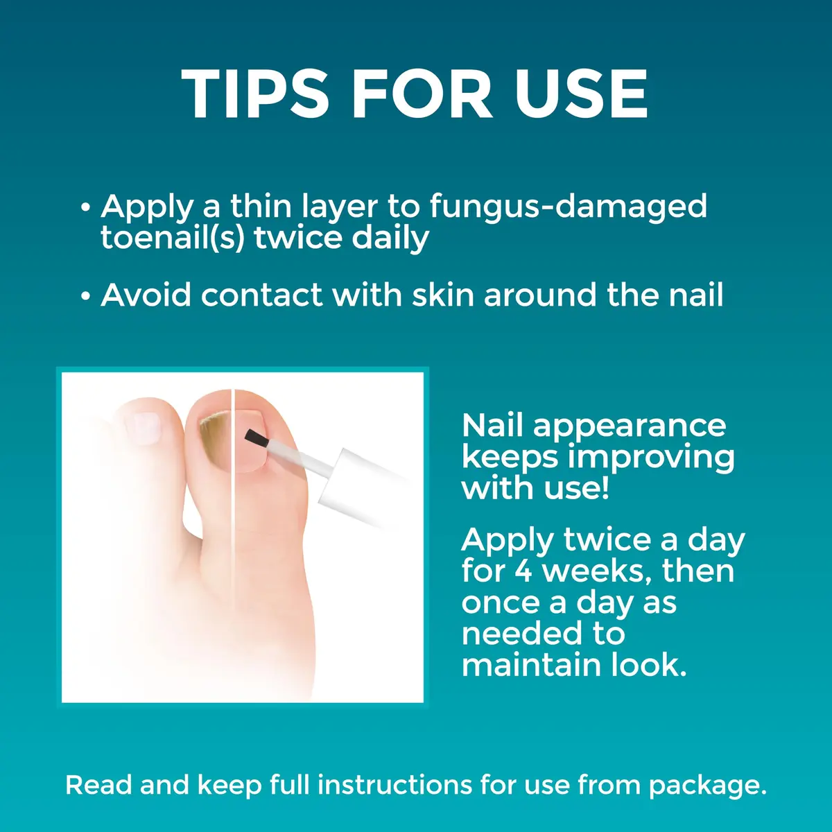 Opti-Nail Fungal Nail Repair for Damaged Nails | Clear, Moisturizing & Brightening Formula - view 4