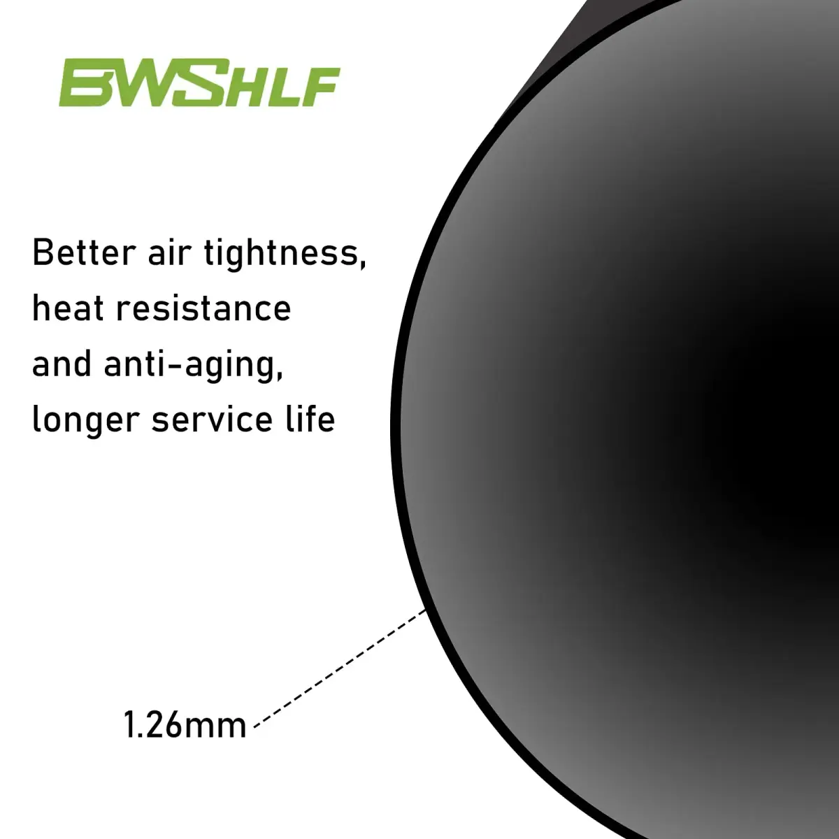 BWSHLF 700x25-32c Road Bike Inner Tube with 48mm Presta Valve, 2-Pack 28" (700c) Butyl Rubber Tube | Puncture Repair - view 5