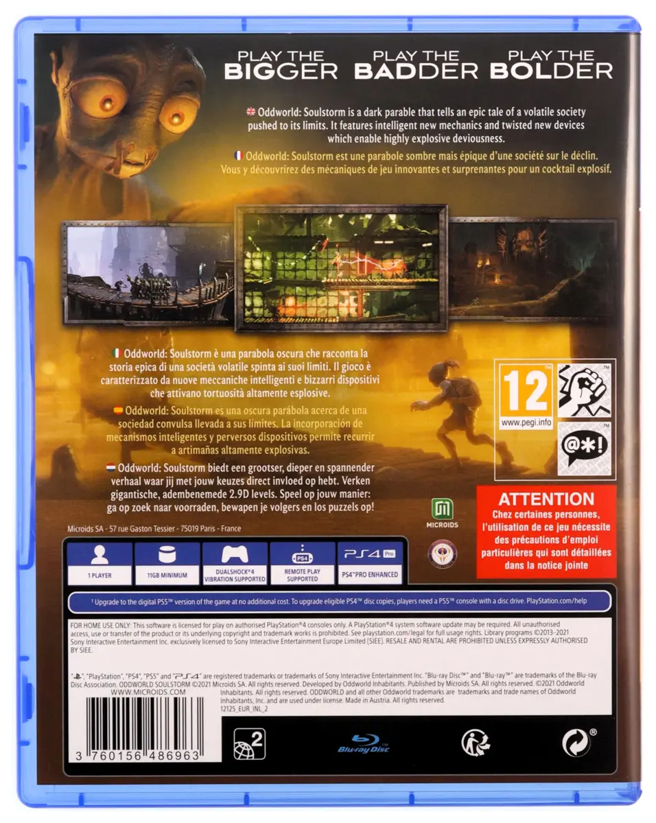 Maximum Games Oddworld Soulstorm: Standard Oddition (PS4) | Epic Action-Adventure Platformer with 2.9D Environments - view 2