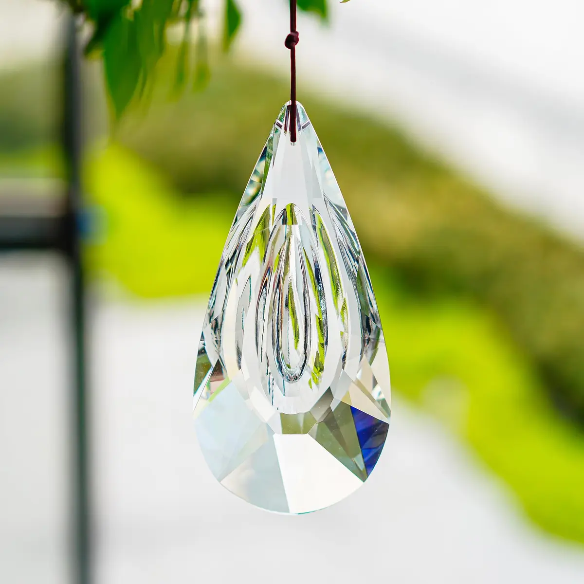 YU FENG Clear Crystal Prism Suncatcher 12.7cm (5 inch) | Rainbow Maker for Windows & Gardens - view 6
