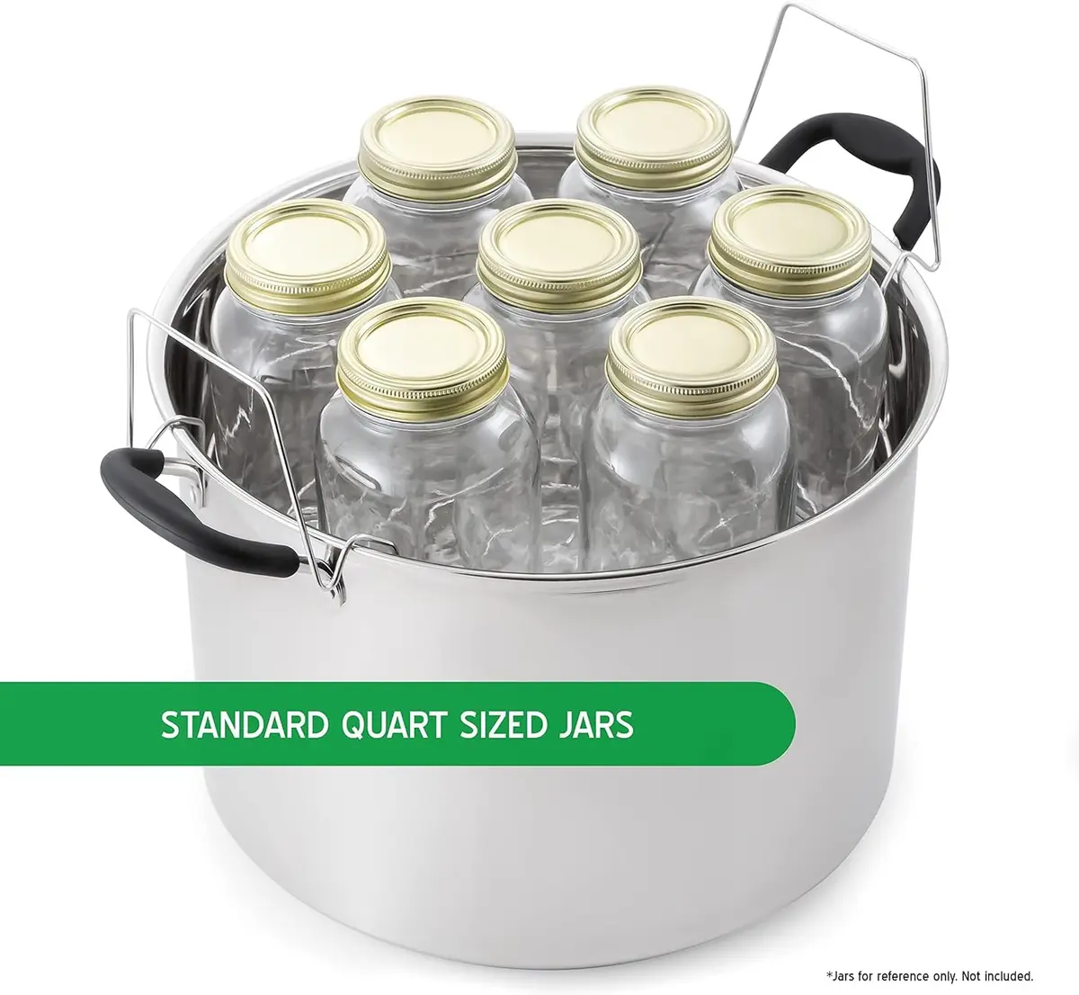 McSunley 21.5Qt Induction Stainless Steel Water Bath Canner | Heavy-Duty, Versatile & Compatible with All Cooktops - view 5