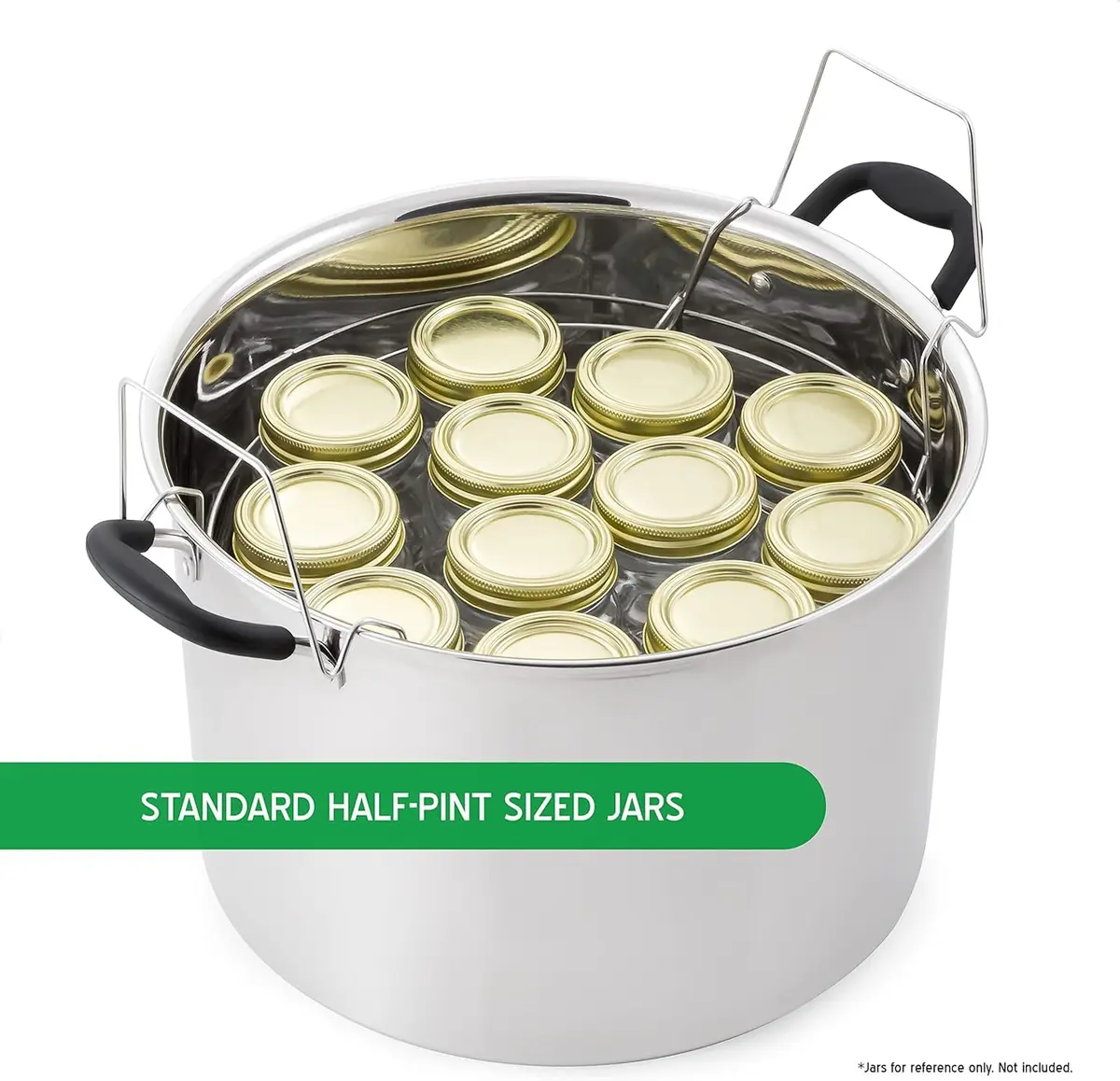 McSunley 21.5Qt Induction Stainless Steel Water Bath Canner | Heavy-Duty, Versatile & Compatible with All Cooktops - view 3