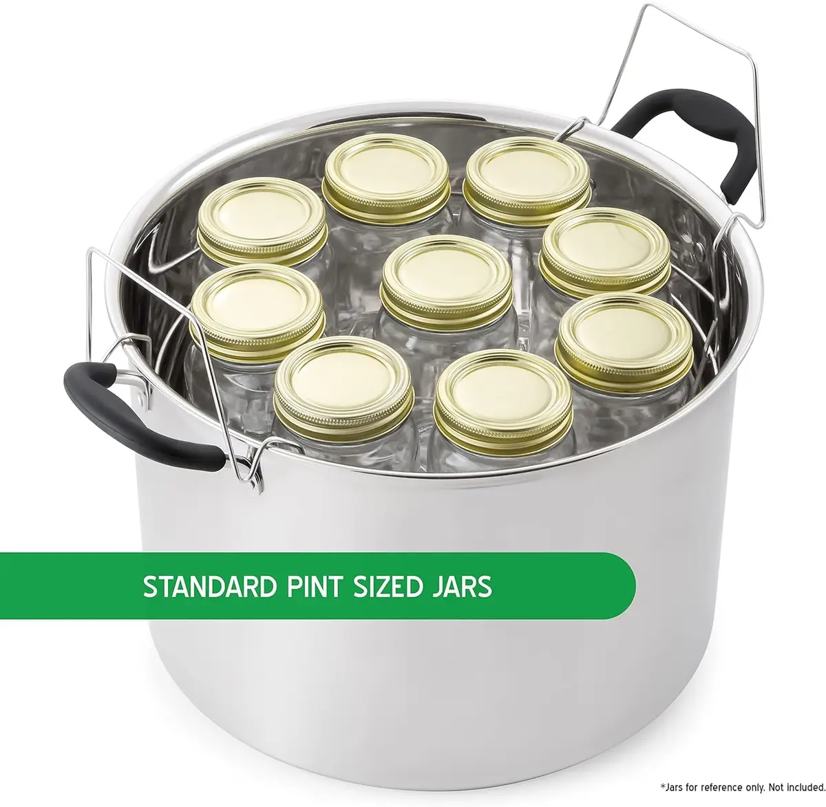 McSunley 21.5Qt Induction Stainless Steel Water Bath Canner | Heavy-Duty, Versatile & Compatible with All Cooktops - view 4