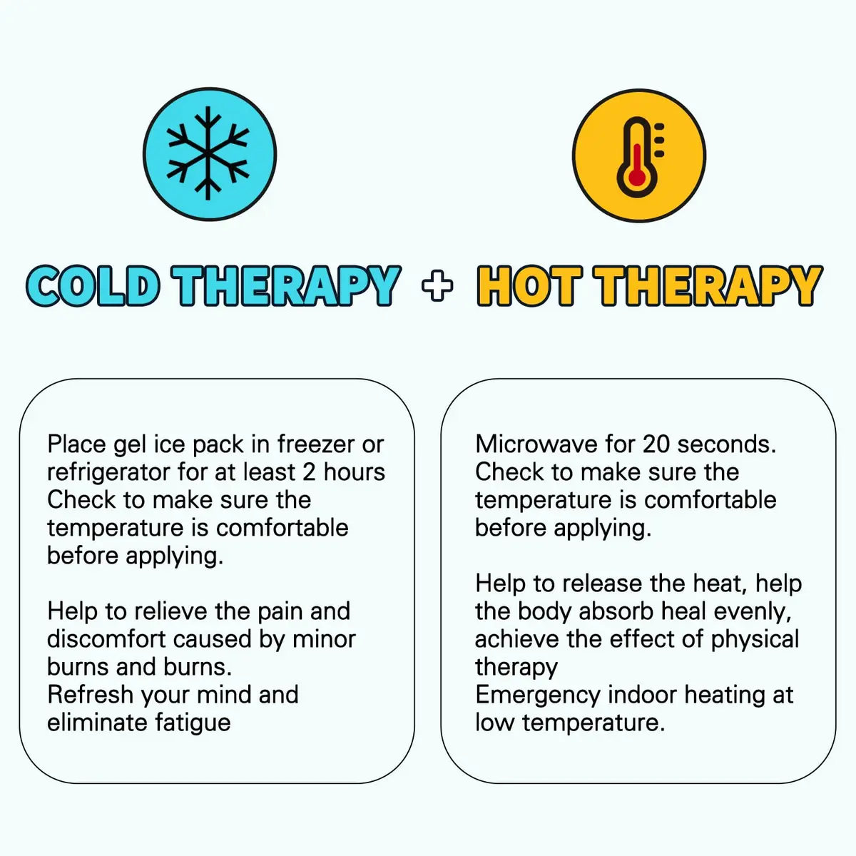 HI FINE CARE 5 PCS Boo Boo Ice Packs | Reusable Cold & Hot Therapy for Injuries & Fever - view 7